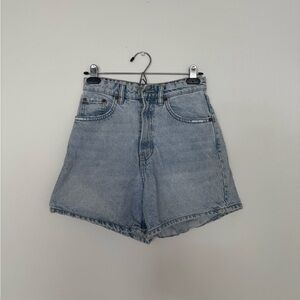 Zara Light Blue Jean Shorts